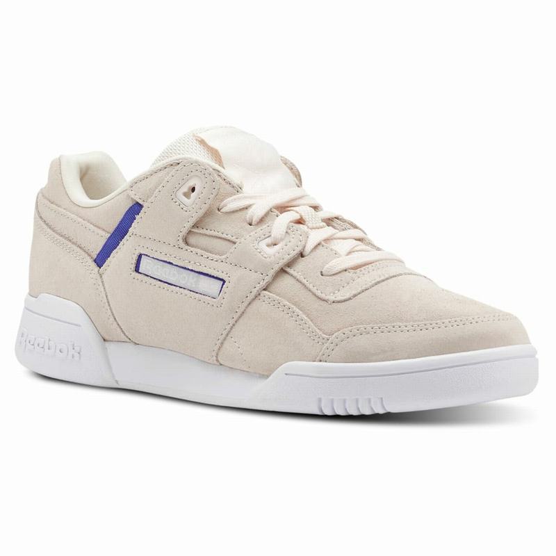 Reebok Workout Lo Plus Tenisky Damske - Béžové JD5104GN